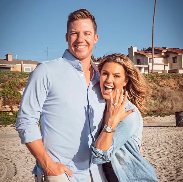 Amanda Balionis with her husband