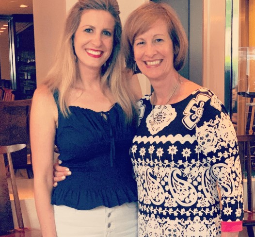 Caitlin Roth with her mom