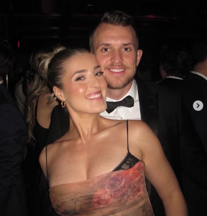 Jake Browning with his girlfriend Stephanie Niles