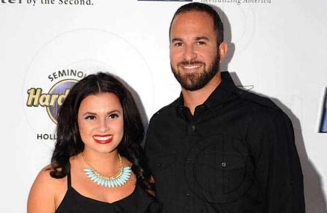 Joy Taylor with her ex-husband