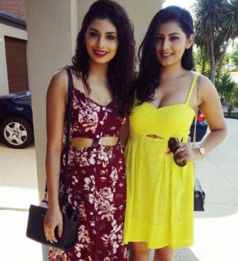 Nashpreet Kaur with her sister