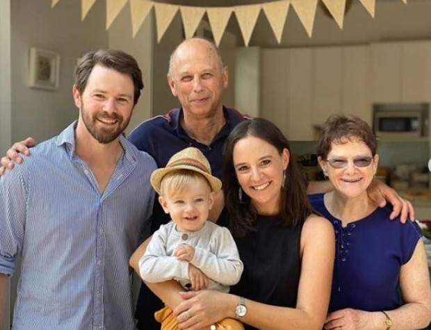 Neroli Meadows with her family