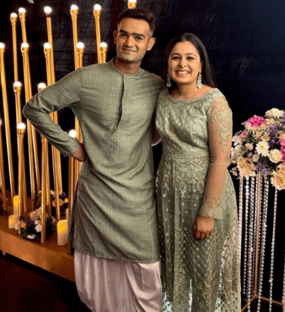 Sonal Bhutra with her husband