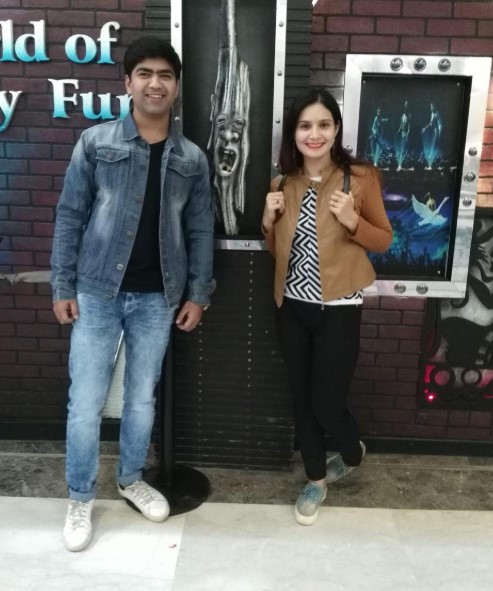 Tanya Purohit with her husband