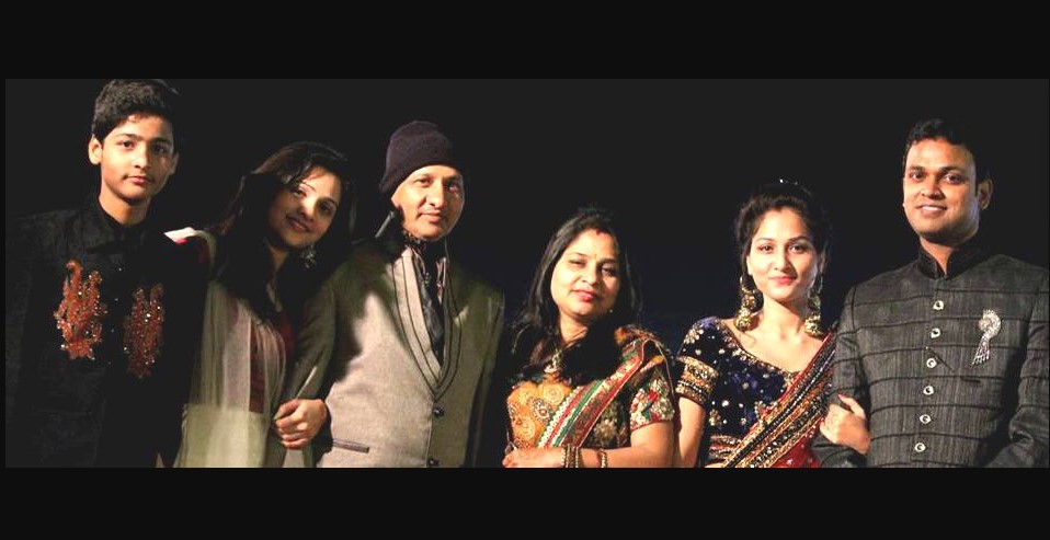 Arpita Arya with her family