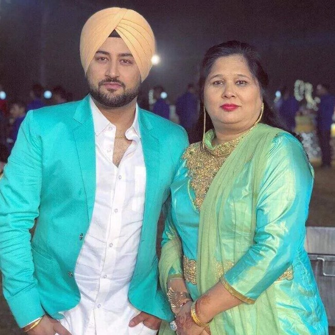 Mix Singh with his mom