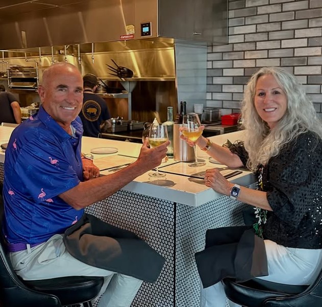 Peter Antonucci with his wife