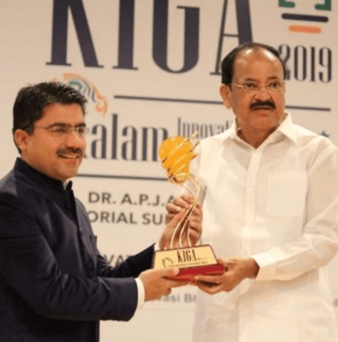Rohit Sardana won Kalam Innovation in Governance Award