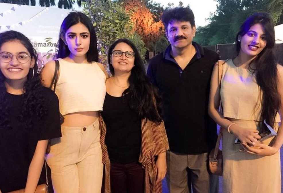 Sarah Khatri with her family