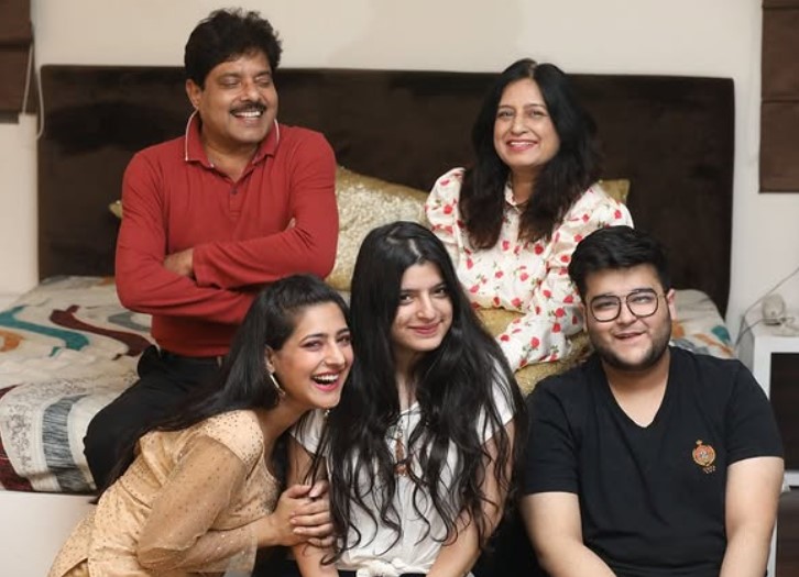 Shiny Dixit with her family