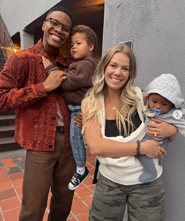 Thunderstorm Artis with his wife and kids