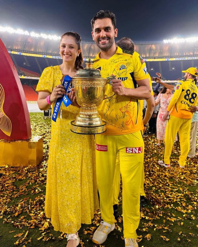 Jaya Bhardwaj with her husband
