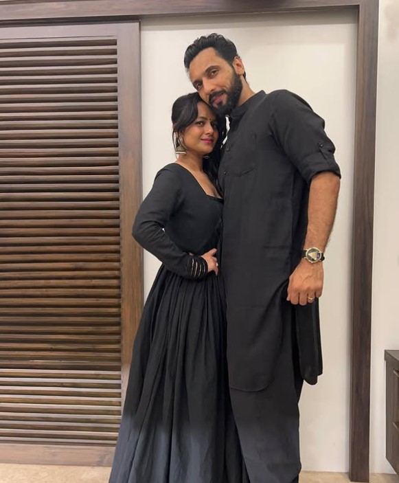 Nidhi Moony Singh and her husband