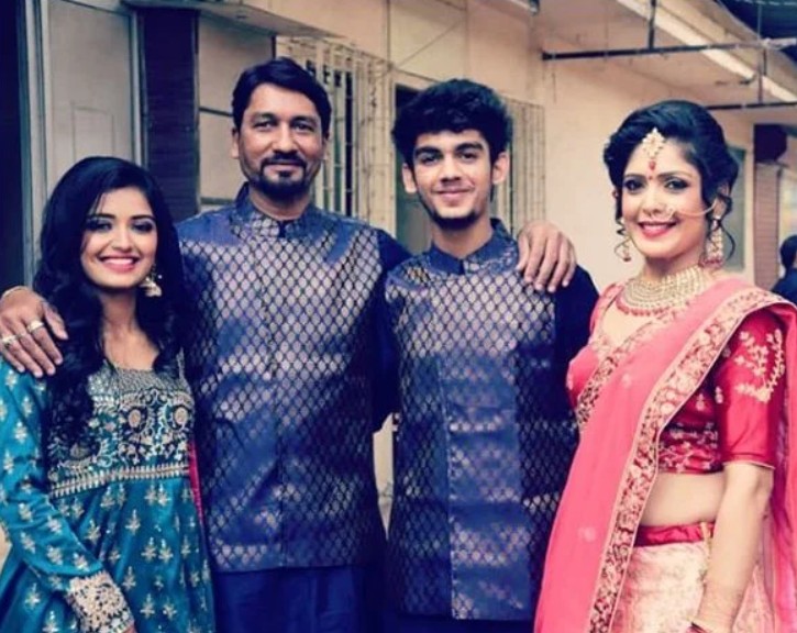Priyanka Jain with her family