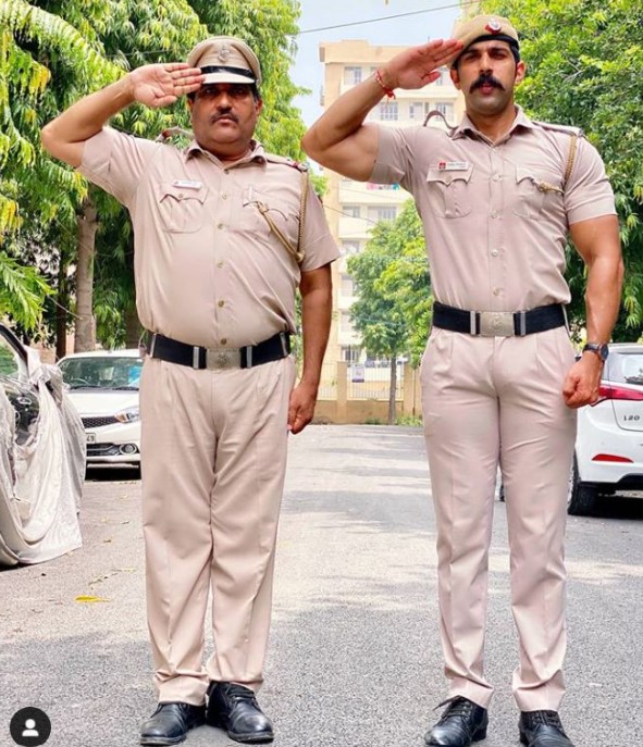 Rubal Dhankar with his dad