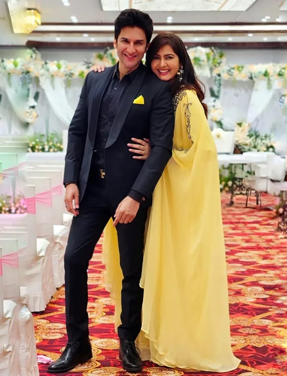 Sangeita Chauhaan with her husband 