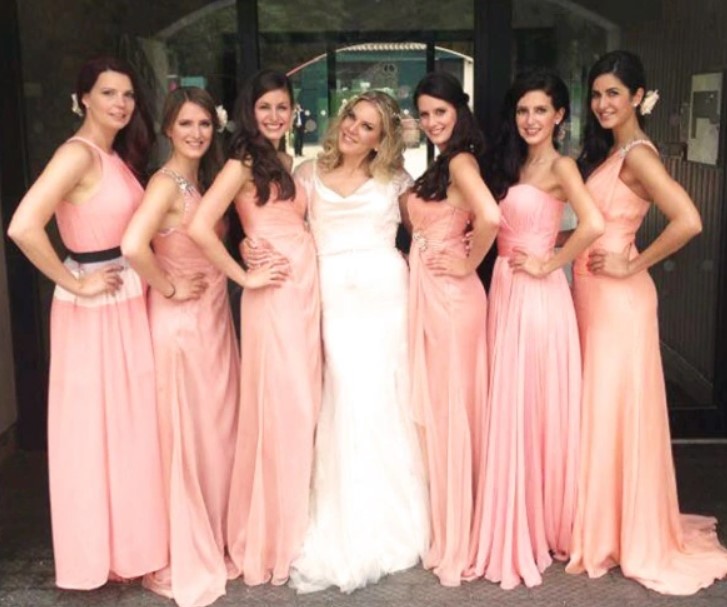 Sonia Turcotte with her sisters