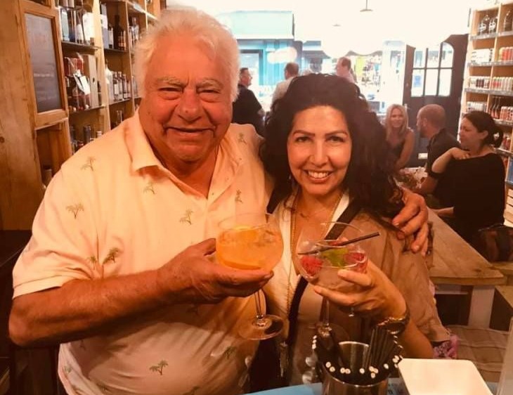 Tina Engineer with her dad