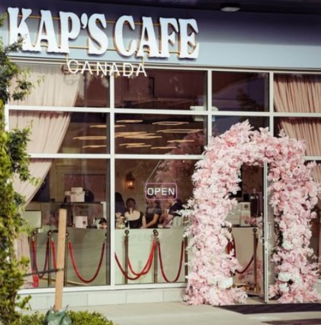 A picture of Kapil Sharma’s cafe in Surrey, Canada