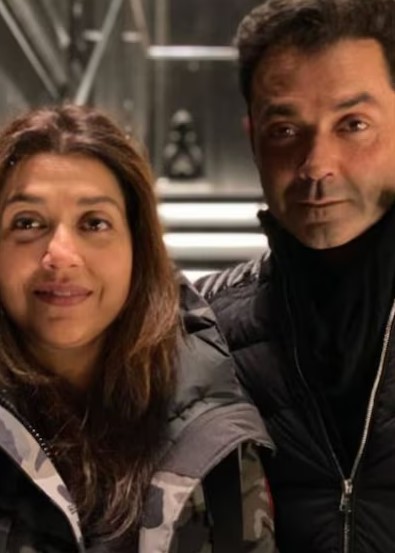 Ajeita Deol with her brother Bobby Deol