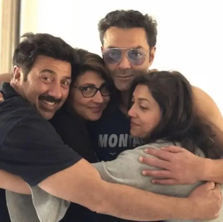 Ajeita Deol with her sister and brothers