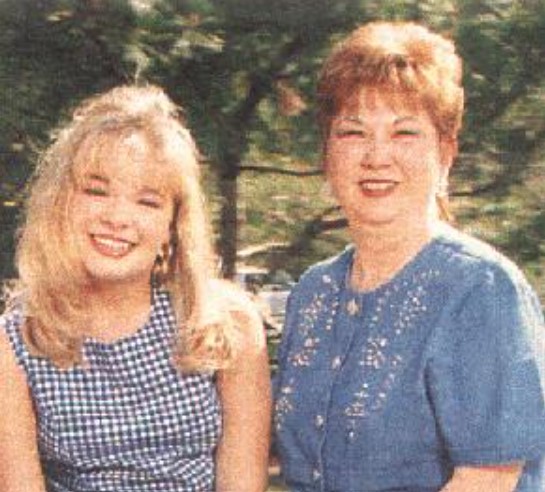 Belinda Butler Rimes and her daughter