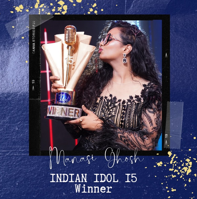 Manasi Ghosh after winning the reality show ‘Indian Idol 15’ (2025)
