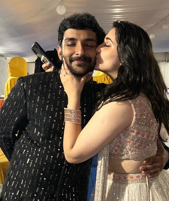 Revathi Pillai with her boyfriend Arjun Narayan