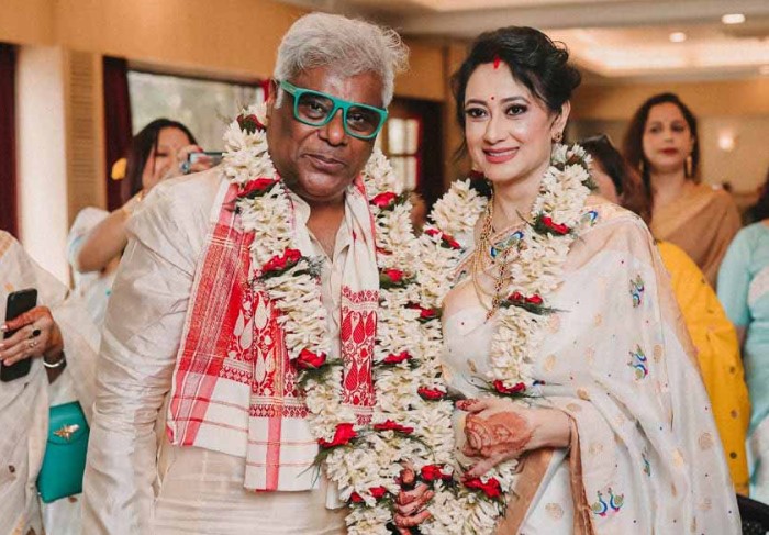 Rupali Barua with her husband Ashish Vidyarthi