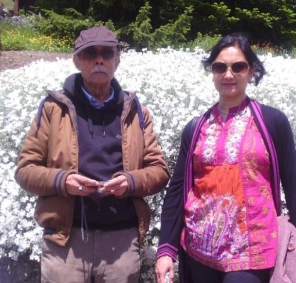Rupali Barua's parents
