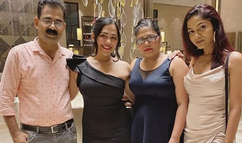 Sonali Bhadauria with her family