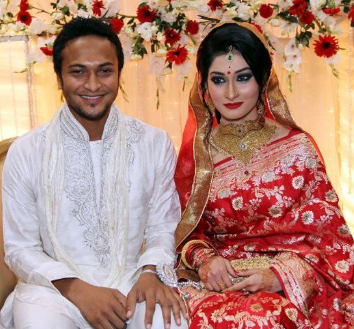 Umme Ahmed Shishir and her husband's wedding image