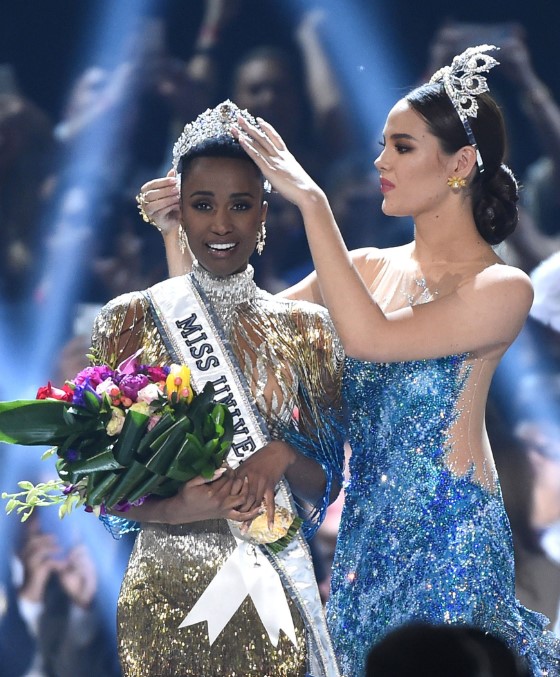 Zozibini Tunzi after winning Miss Universe 2019