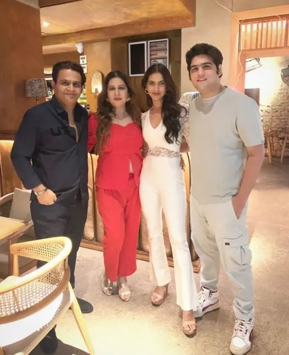 Ali Haji with his family