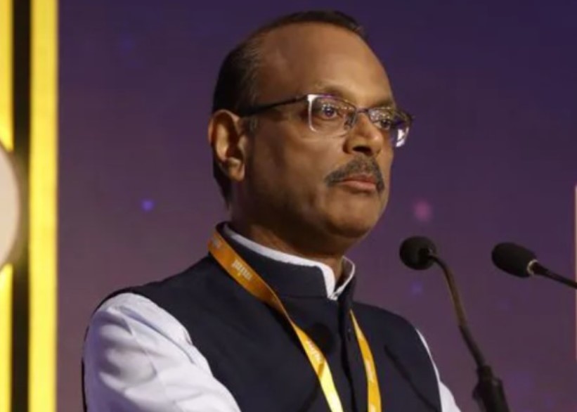 Ananth Narayan at the bell ringing ceremony for World Investor Week, speaking at the National Stock Exchange’s (NSE’s)