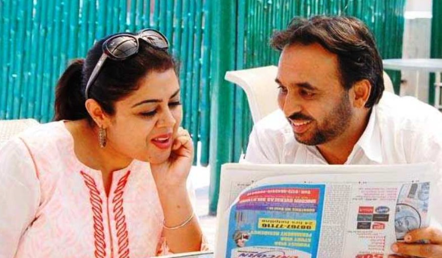 Inderpreet Kaur with her ex-husband Bhagwant Mann