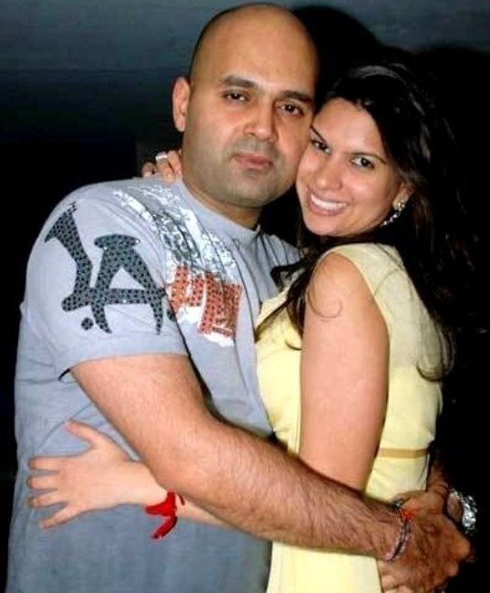 Laila Mallya with her husband