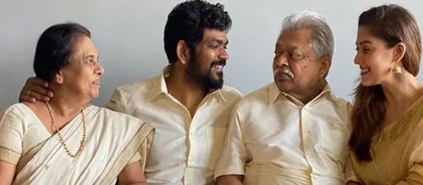 Omana Kurian with her family