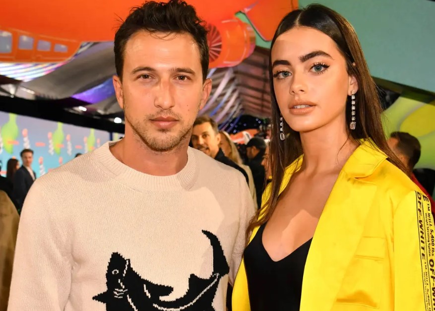 Brandon Korff with his girlfriend Yael Shelbia