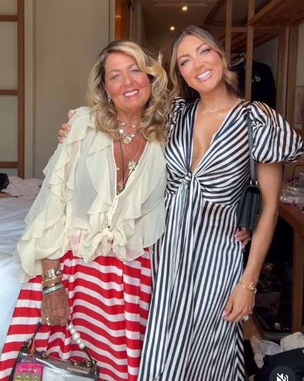 Campbell Hunt Puckett with her mom