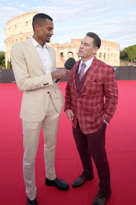 Daetienne with John Cena