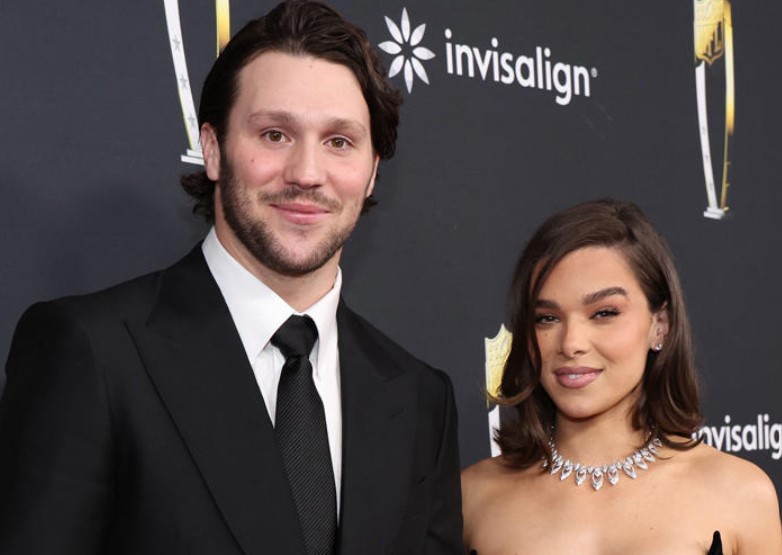 Hailee Steinfeld with Josh Allen