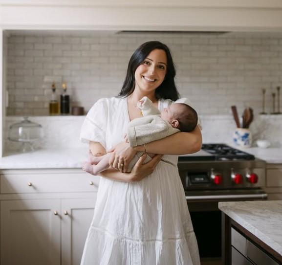 Jenna Barnard with her son