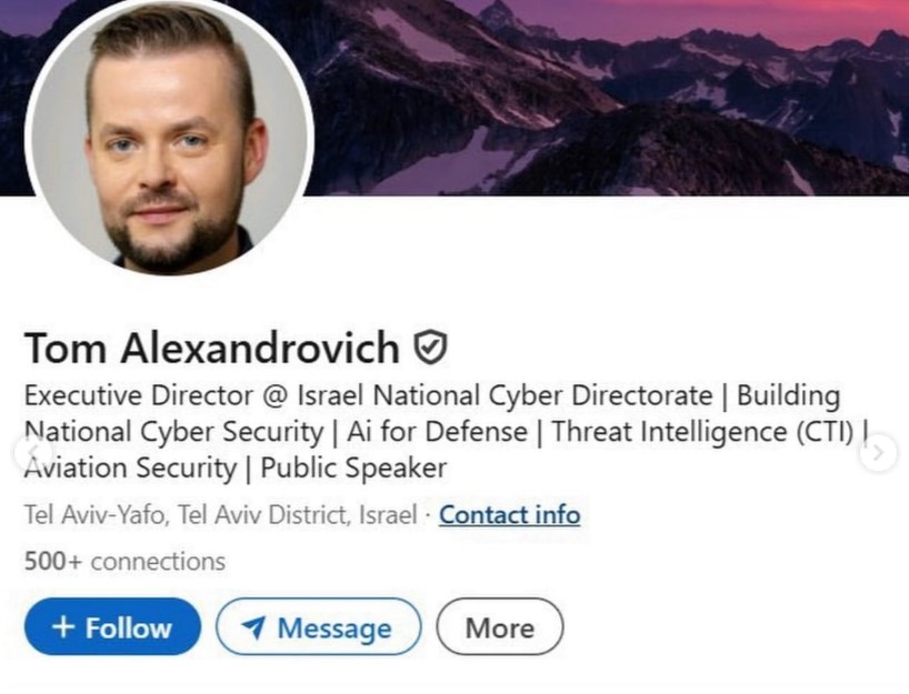 Tom Artiom Alexandrovich's LinkedIn profile