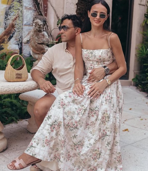 Victoria with her husband