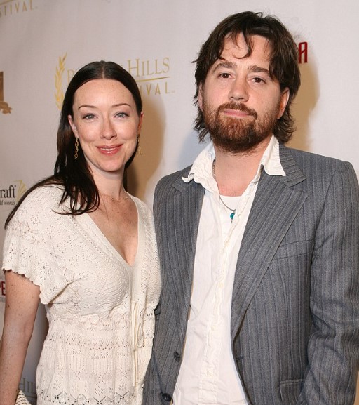 Molly Parker with her ex-husband