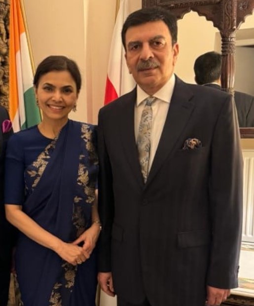 Nagma Mallick with her husband