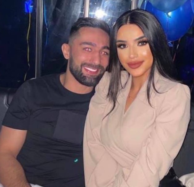 Suman Mokhtarian with his wife Melody Gharibian