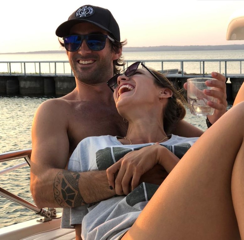 Agustina Almiron with her boyfriend Lisandro Camblong