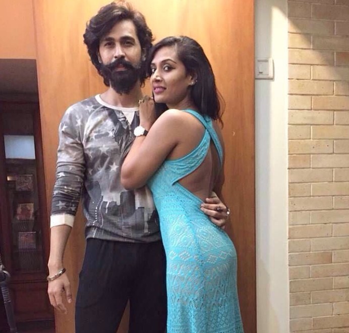Chirag Jani with his girlfriend